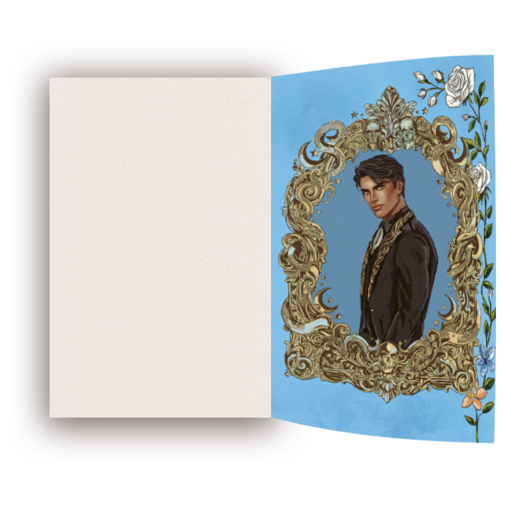 Kingdom of the Feared inside cover printing character art - back